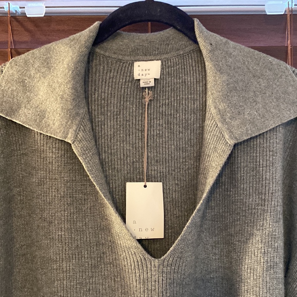 NWT A New Day Collared Sweater - Picture 4 of 5